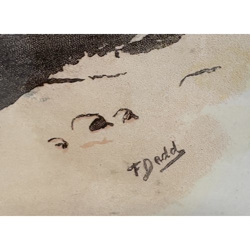 523 - AFTER FRANK DADD: (British, 1851 - 1929): A framed and glazed lithograph depicting a Royal Marine fr... 