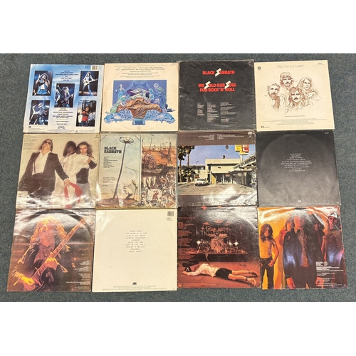 15 - 12 x LP vinyl records - To include Hard Rock, Blues Rock, Heavy Metal and Opera Rock - AC/DC, Black ... 