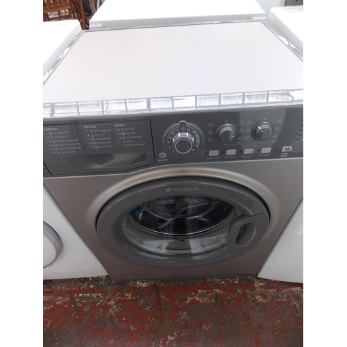 175 - A GREY HOTPOINT WMYL661 6KG A+ CLASS WASHING MACHINE W/O