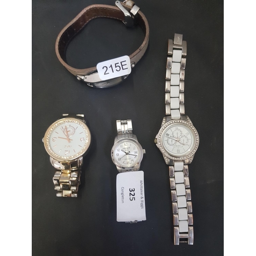 325 - FOUR LADIES WRIST WATCHES