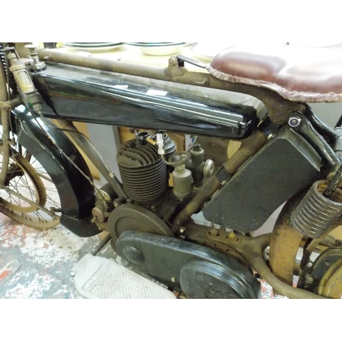 17 - A RALEIGH MODE 1 350CC MOTORBIKE - COMPLETE WITH V5, REG BT 7506 (TRANSFERABLE), REAR LAMP AND DOCUM... 