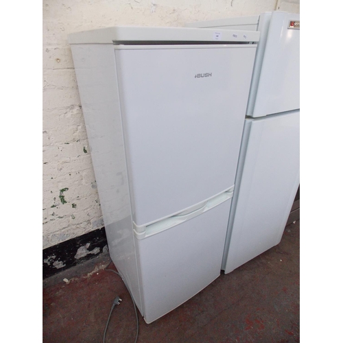 168 - A BUSH UPRIGHT FRIDGE FREEZER W/O