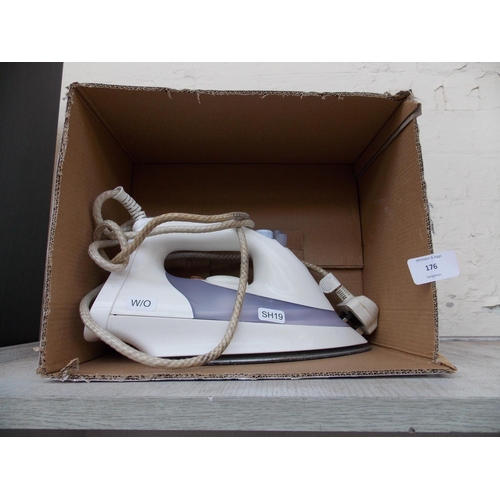 176 - A PHILIPS MISTRAL STEAM IRON IN W/O