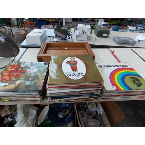 338 - A LARGE COLLECTION OF VARIOUS LP RECORDS