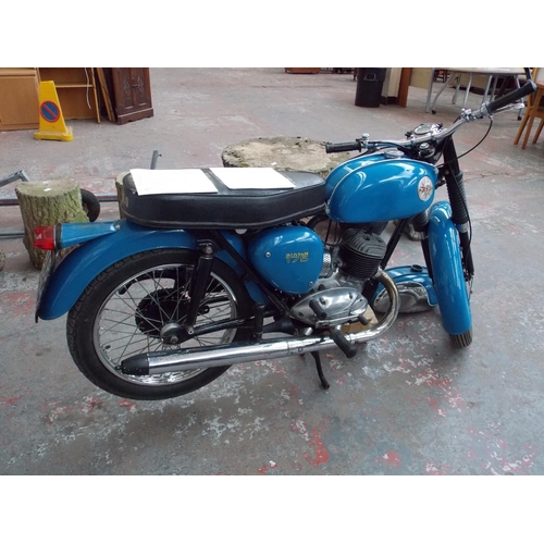 1268 - A BSA BANTAM B175 1970 MOT UNTIL SEPTEMBER. THE BEST OF BANTAMS CENTRE PLUG HEAD HEAVIER FORKS, FULL... 