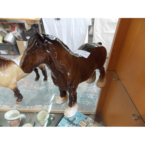 305A - A BESWICK SHIRE HORSE