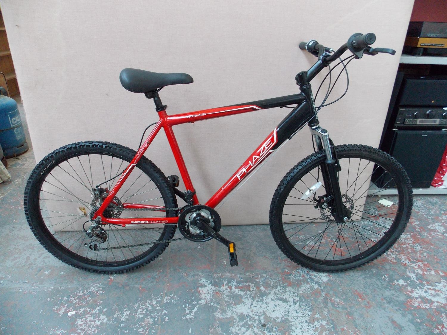 Red apollo mountain discount bike