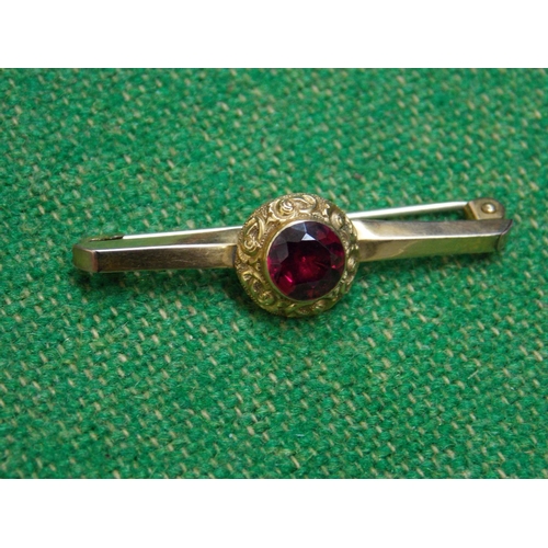 481 - A SHIELD STICK PIN AND A TIE PIN