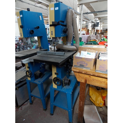 111 - A BLUE SCHEPPACH MODEL BASATO 3 ELECTRIC BAND SAW W/O