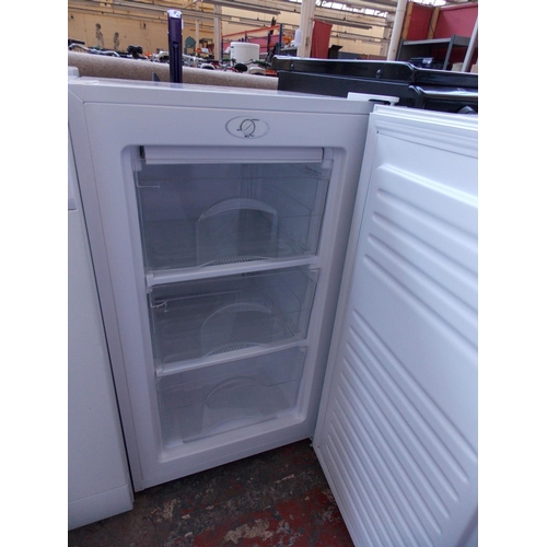 205 - AN ARGOS VALUE 47 CM UNDER COUNTER FREEZER IN W.O