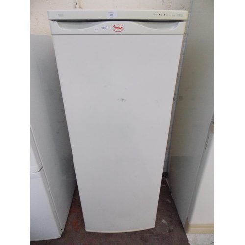 105 - A SWAN SR5030 UPRIGHT FREEZER W/O