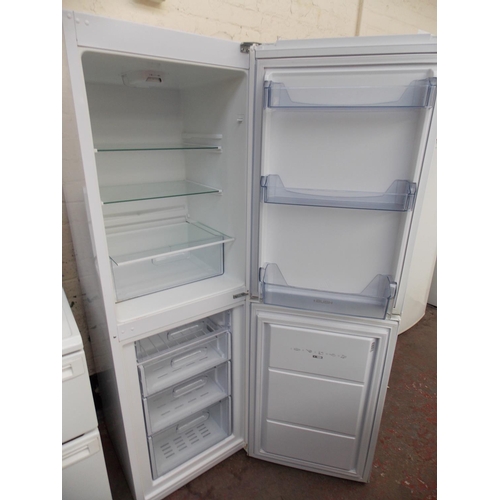 108 - A BUSH UPRIGHT FRIDGE FREEZER W/O