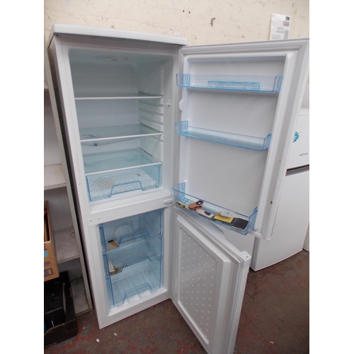 161 - A LOGIC UPRIGHT FRIDGE FREEZER W/O