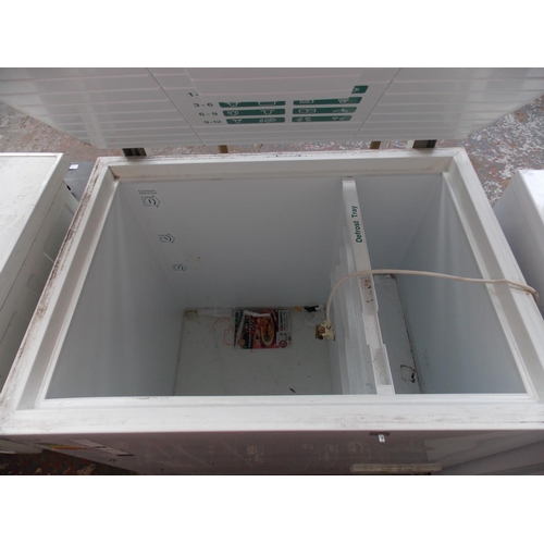 183 - A SCANDINOVA 85CM TOP LOADING CHEST FREEZER H.C