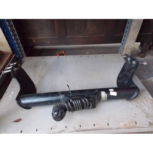 37 - A BLACK HEAVY DUTY WITTER FORD TRANSIT VAN UP TO 2014 TOW BAR WITH ELECTRICS