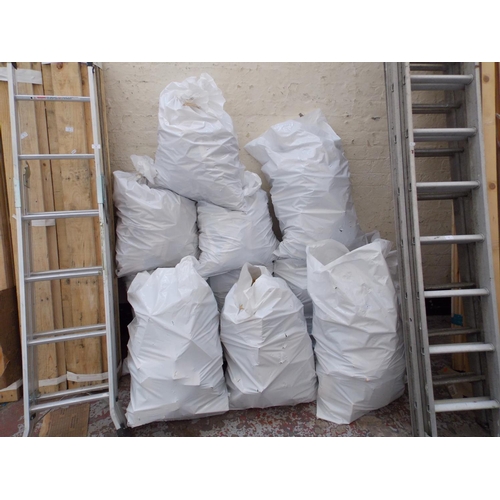 69 - ELEVEN LARGE BAGS OF VARIOUS FIRE WOOD