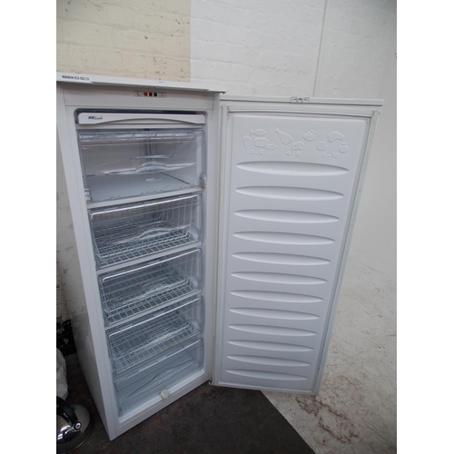 165 - A BEKO UPRIGHT FREEZER (W/O)