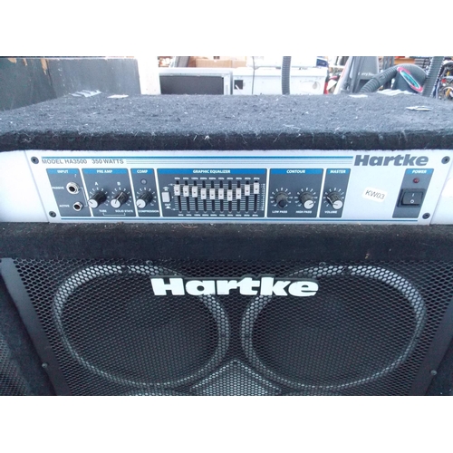 200 - A HARTKE MODEL HA3500 350 WATT DISCO AMPLIFIER