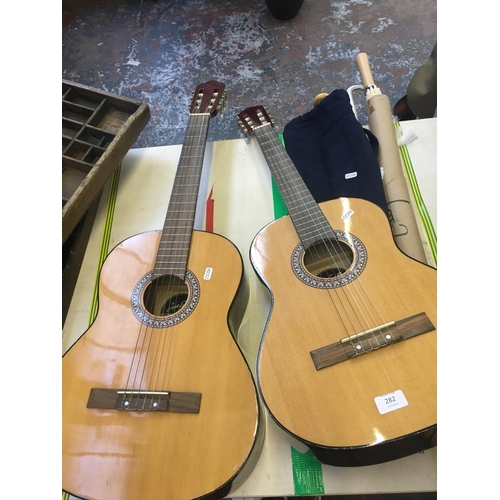 282 - TWO EL PRIMO ACOUSTIC GUITARS