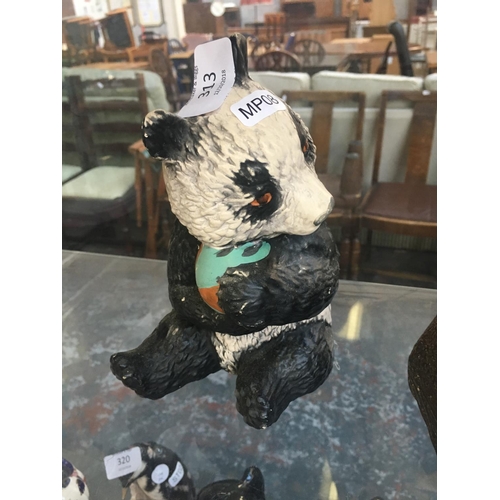 313 - A VINTAGE PANDA FIGURE