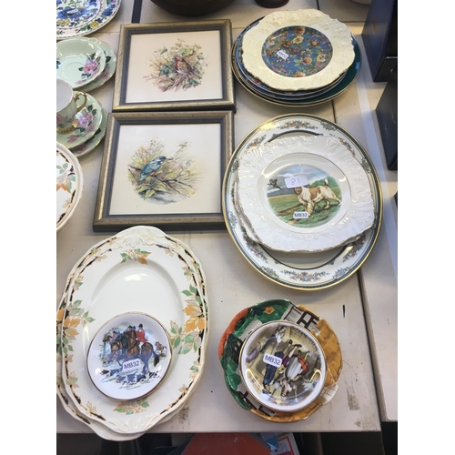 349 - EIGHTY ONE PIECES OF MIXED CHINA TO INCLUDE A WETLEY TEA SET, IMPERIAL TEA SET, WINDSOR TEA SET ETC