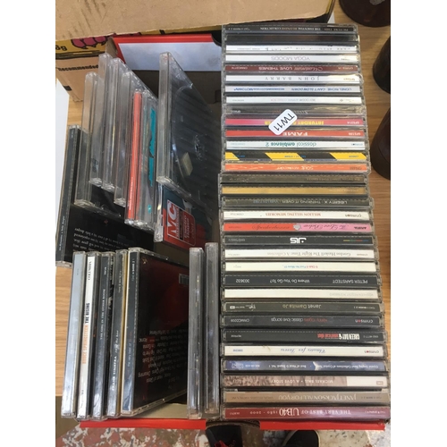 372 - TWO BOXES OF VARIOUS PC CD'S AND DVD'S