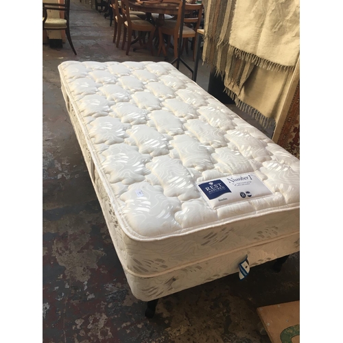 557 - A NEW REST ASSURED SINGLE DIVAN BED AND MATTRESS