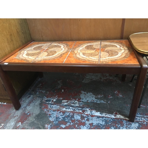 586 - TWO RETRO 1970'S COFFEE TABLES