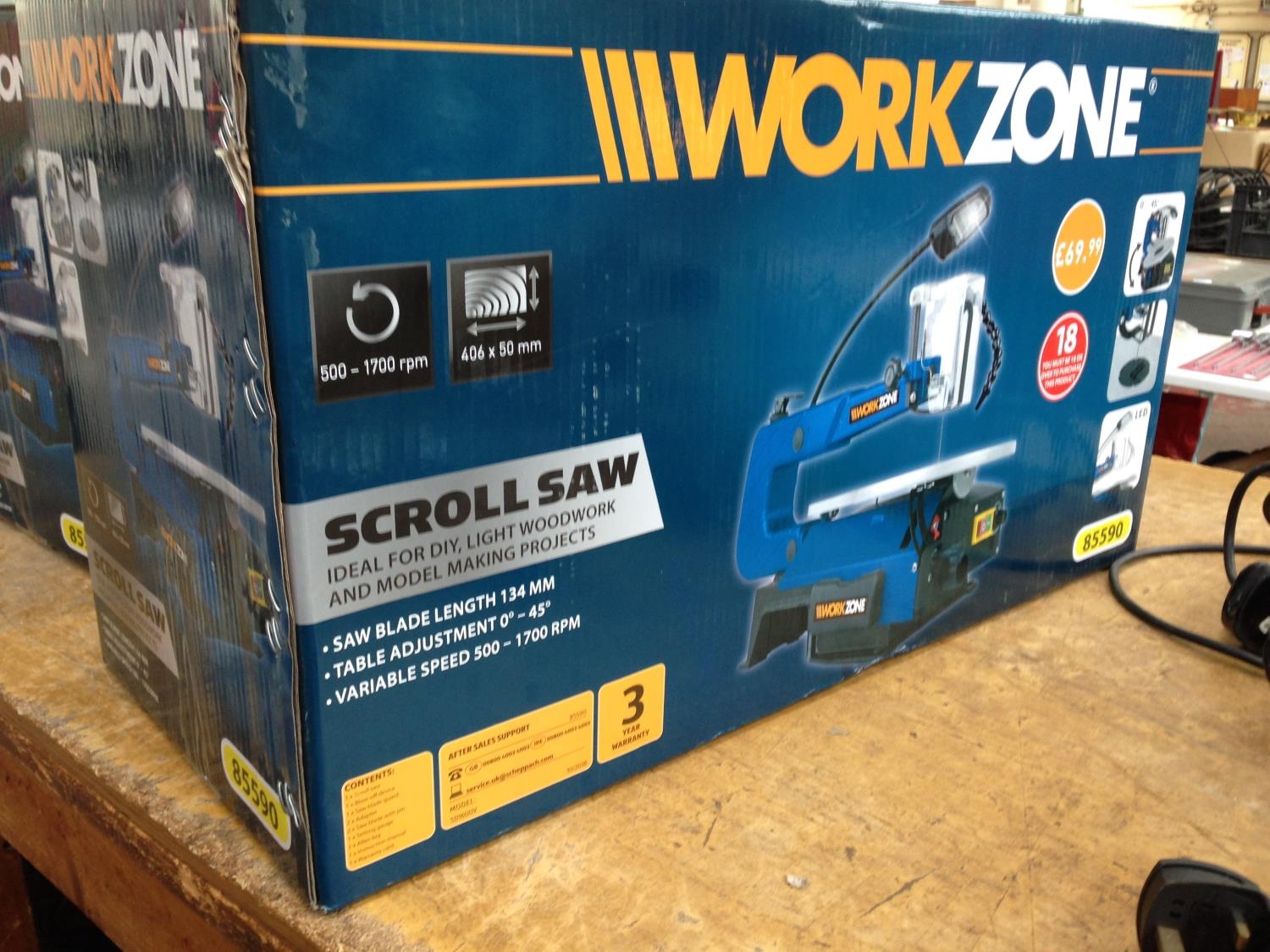 Workzone store scroll saw