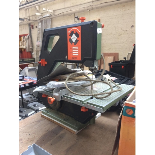 107 - A GREEN DEWALT (Model DW100) ELECTRIC BAND SAW