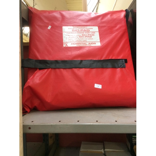 74 - TWO EMERGENCY PATIENT EVACUATION SKI-PADS