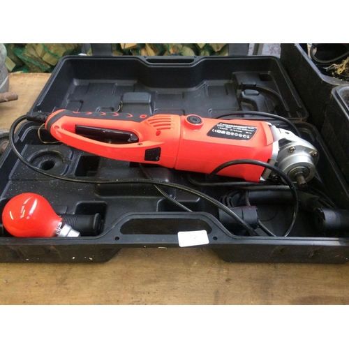 98 - TWO CASED ELECTRIC POWER TOOLS TO INCLUDE A CHAMPION CCS 1600W HANDHELD CIRCULAR SAW AND A TECTAKE A... 