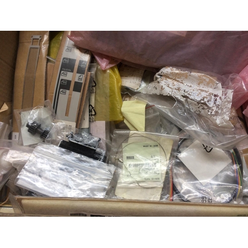 267 - TWO BOXES OF GOOD QUALITY NEW COMPUTER ACCESSORIES TO INCLUDE HP AND DELL KEYBOARDS, SMALL SPEAKER S... 