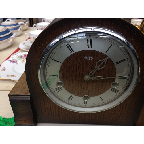 431 - FIVE MANTLE CLOCKS IN NEED OF REPAIR