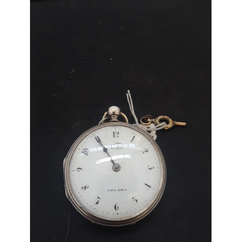 1104 - A NORTON OF LONDON FUSEE POCKET WATCH CIRCA 1780