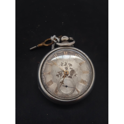 1106 - AN 1880 WATERFALL MYOCK POCKET WATCH W/O