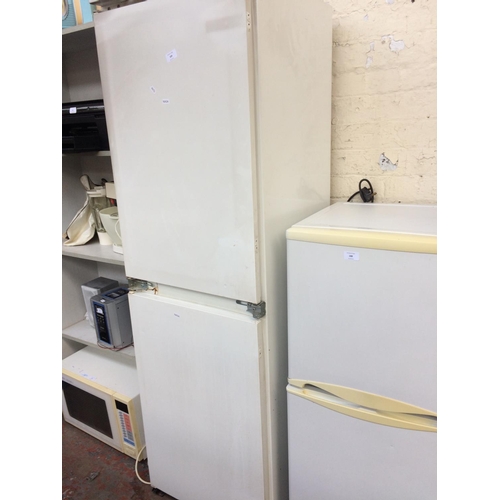 189 - A LARGE UPRIGHT FRIDGE FREEZER (W/O)