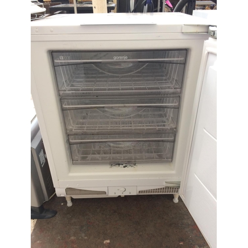 222 - A GORENJE INTEGRATED UNDER COUNTER FREEZER (W/O)