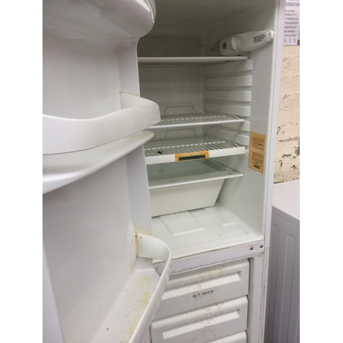 109 - A ZANUSSI FREEZONE UPRIGHT FRIDGE FREEZER (W/O)