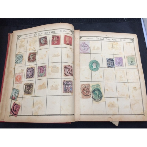 297 - A VINTAGE LINCOLN STAMP ALBUM