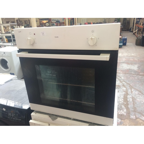 183 - A 60CM WHITE INTEGRATED ELECTRIC OVEN (W/O)