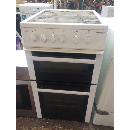 187 - BEKO (Model BDC572AW) 50cm ELECTRIC COOKER (W/O)