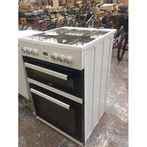 227 - BEKO 60cm ELECTRIC COOKER WITH FAN OVEN