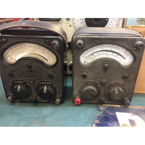 550A - SIGNAL GENERATOR TYPE B4A AND TWO UNIVERSAL VOLT METERS