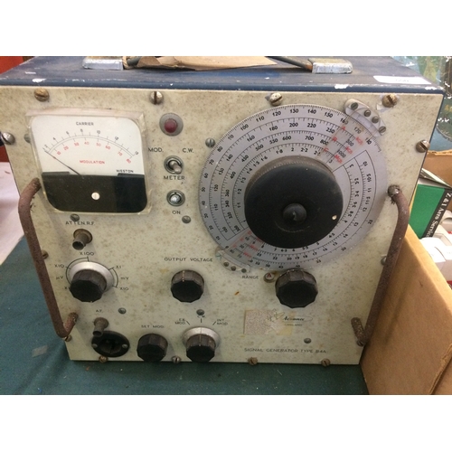 550A - SIGNAL GENERATOR TYPE B4A AND TWO UNIVERSAL VOLT METERS