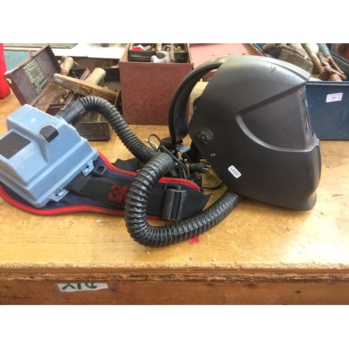 106 - A WELDAIR AUTOMATIC AIR FED WELDING MASK