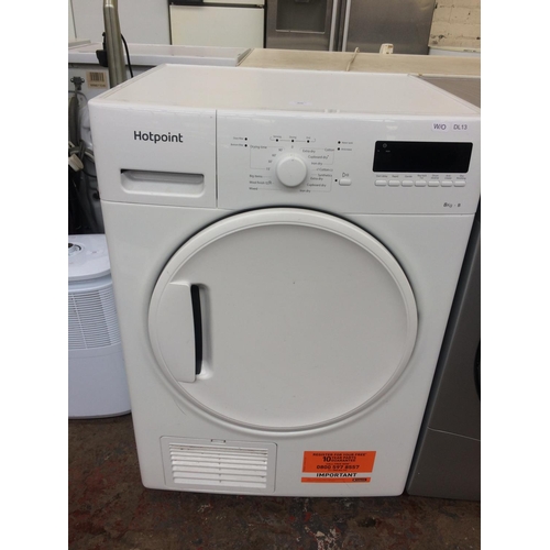 226 - A HOTPOINT 8 KILO TUMBLE DRYER (W/O)