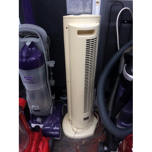 231 - A CREAM GOLD AIR OSCILLATING HEATER