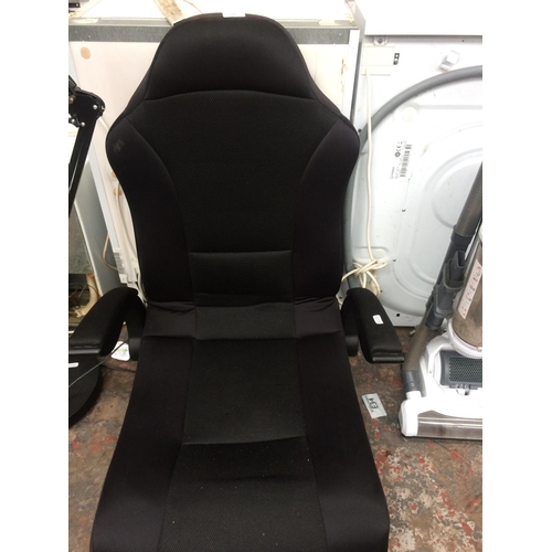 235 - A BLACK X GAMING CHAIR W/O