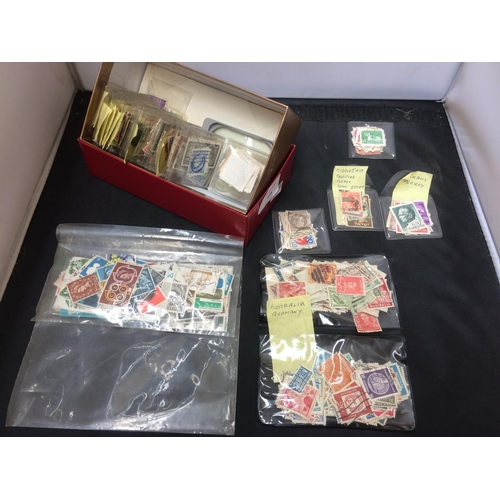 535 - A COLLECTION OF VARIOUS STAMPS